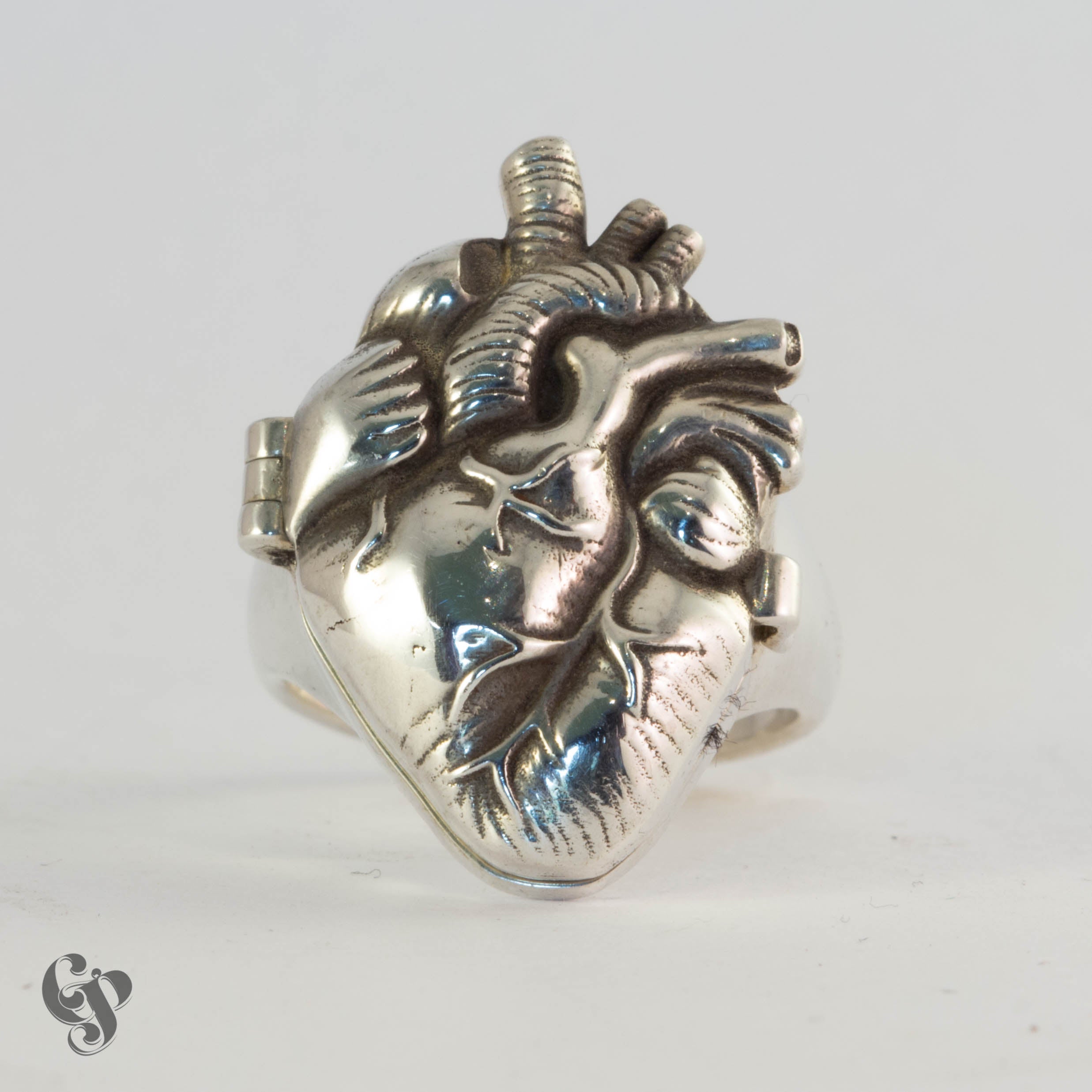 Anatomical deals heart ring