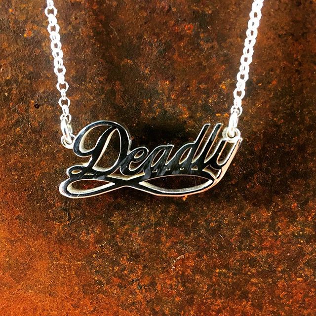 Sterling Silver "Deadly" Necklace