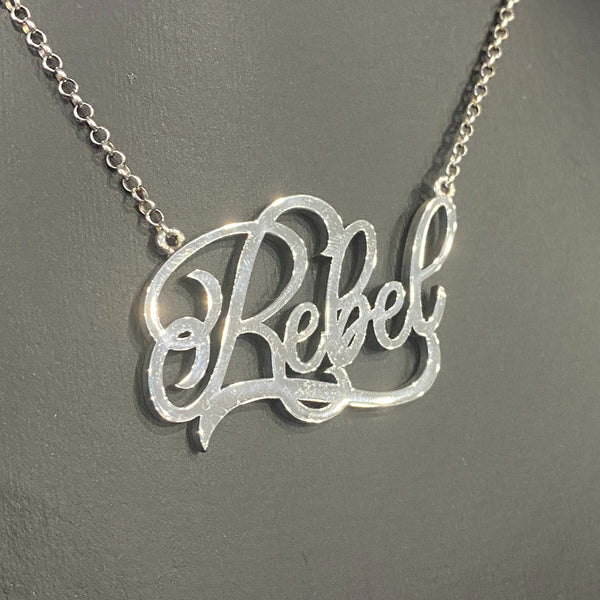 Sterling Silver "Rebel" Necklace