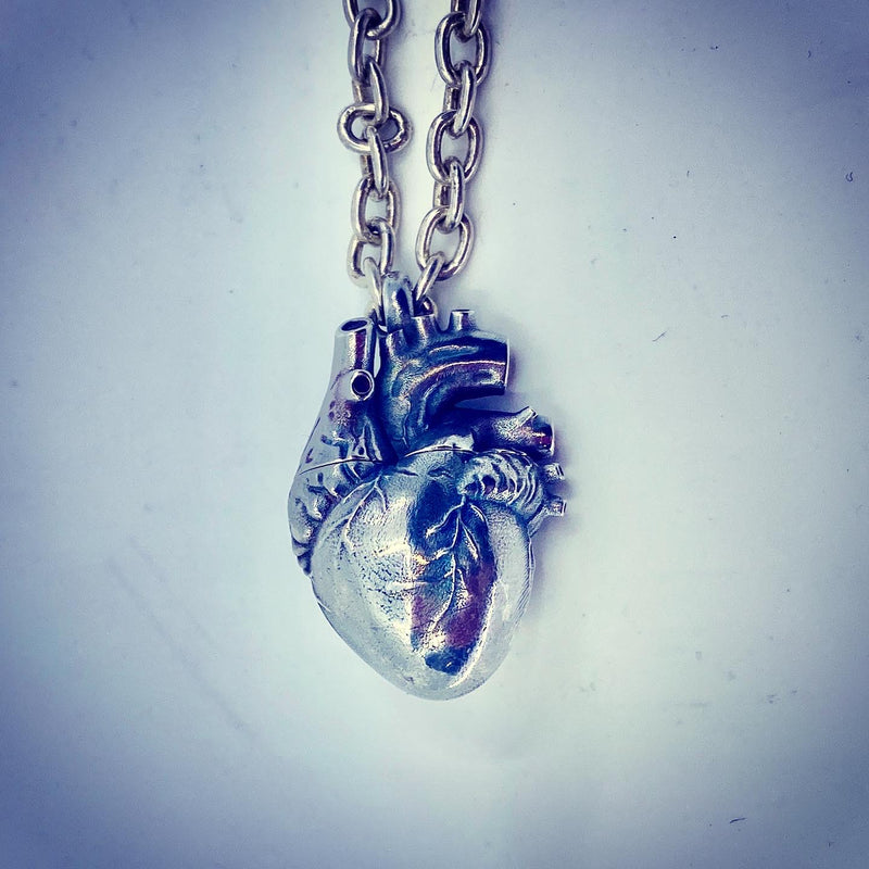 Anatomical Heart Cremains Pendant