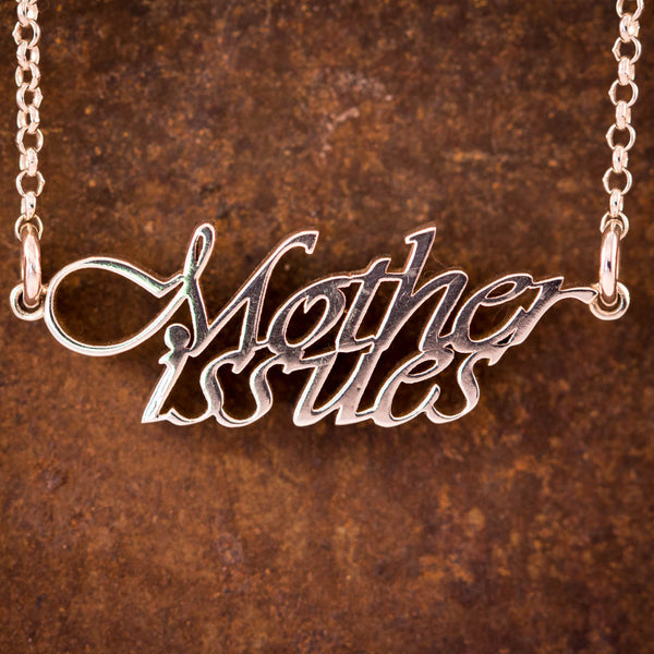 Sterling Silver "Mother Issues" Necklace